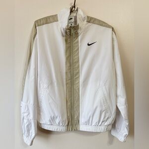 Nike White Mesh Jacket